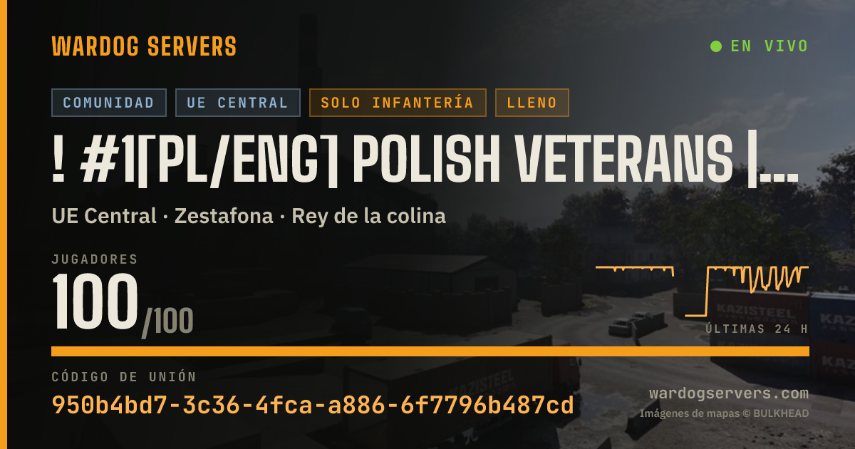 Banner de estado en vivo de ! #1[PL/ENG] Polish Veterans | 50 vs 50 | VIP for seeding