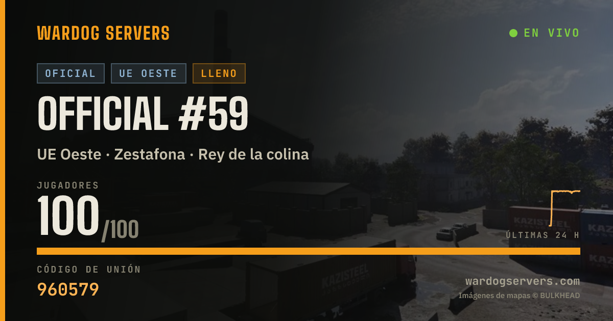 Banner de estado en vivo de Official #59