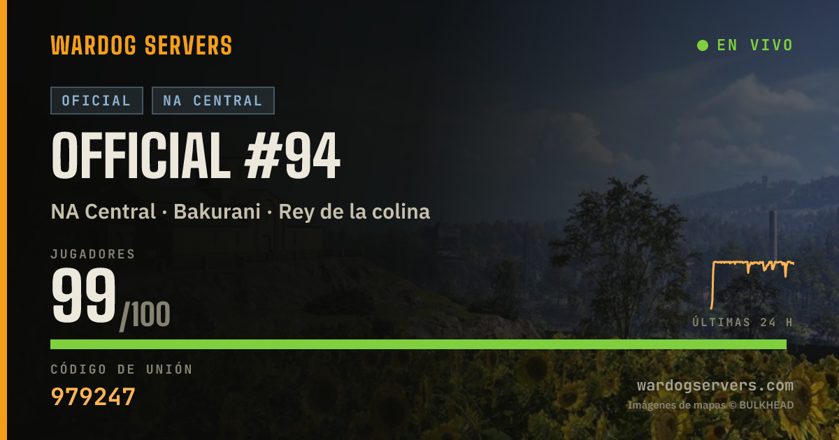 Banner de estado en vivo de Official #94