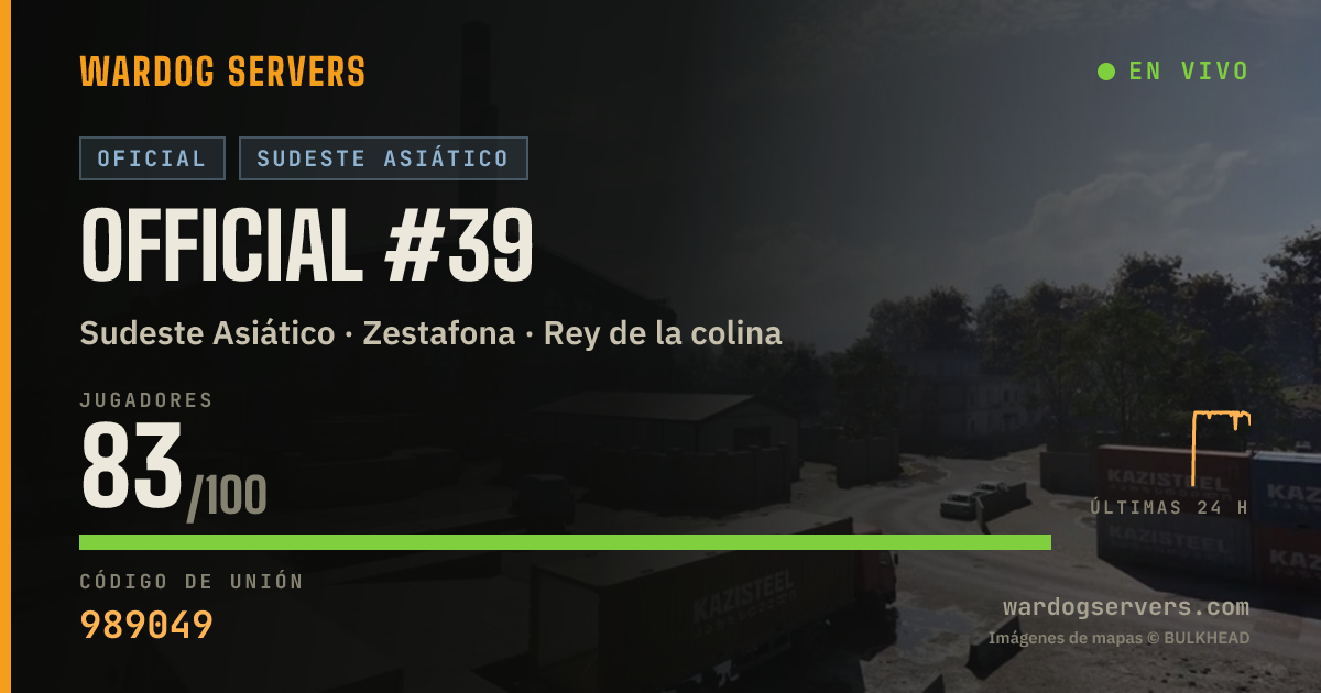 Banner de estado en vivo de Official #39