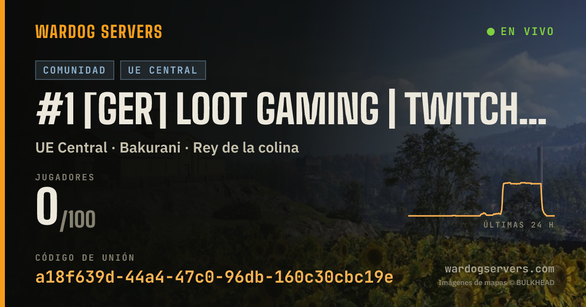 Banner de estado en vivo de #1 [GER] LooT Gaming | Twitch/RodmenTTv |