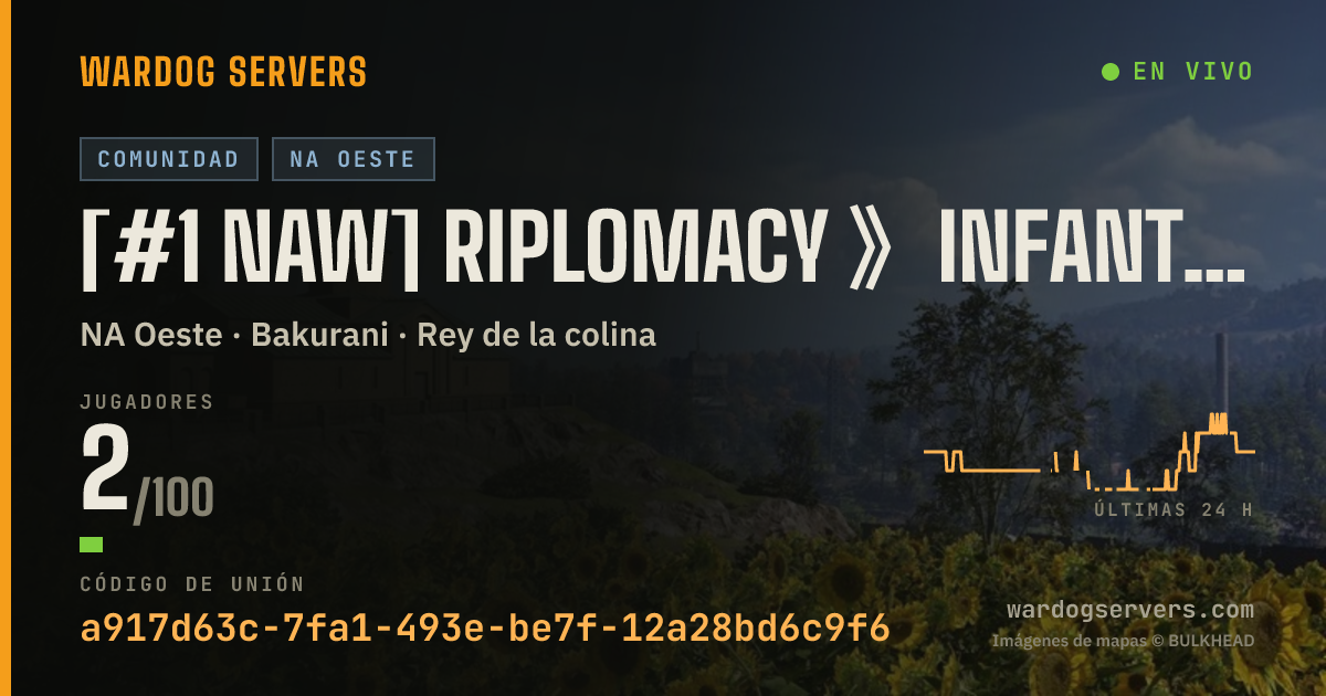 Banner de estado en vivo de [#1 NAW] RIPLOMACY 》INFANTRY ONLY 》JOIN FOR FREE QUEUE SKIP!