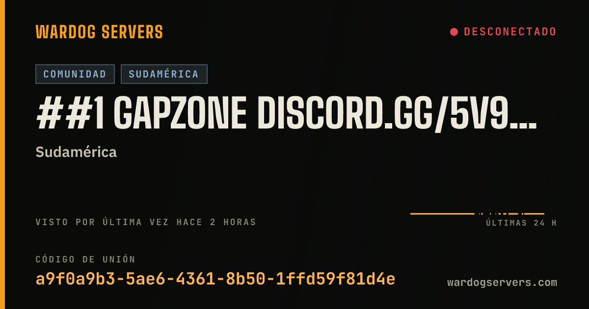 Banner de estado en vivo de ##1 GapZone discord.gg/5V9nZsGyNk - panicora TV