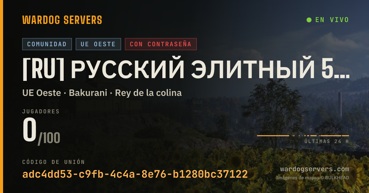 Banner de estado en vivo de [RU] Русский Элитный 50x50