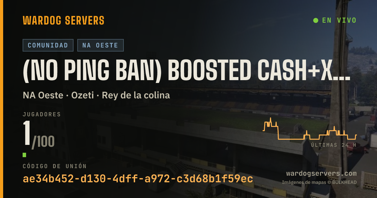 Banner de estado en vivo de (no ping ban) Boosted cash+Xp (Gganggu World)