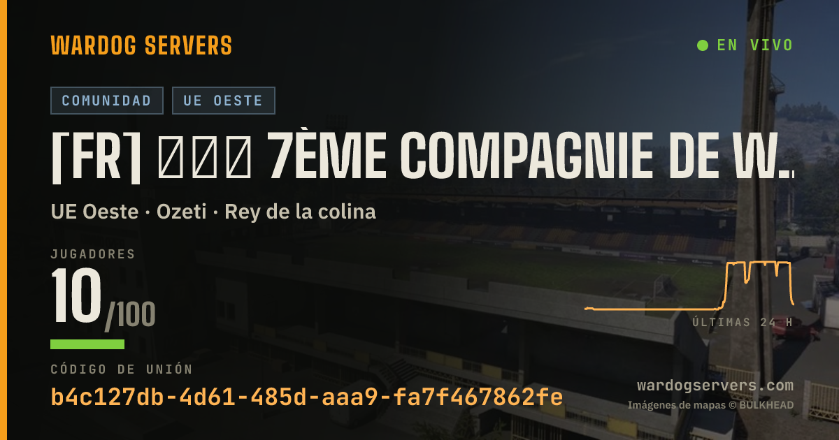 Banner de estado en vivo de [FR] ★★★ 7ème Compagnie de Wardogs #0 ★★★ 100% FR