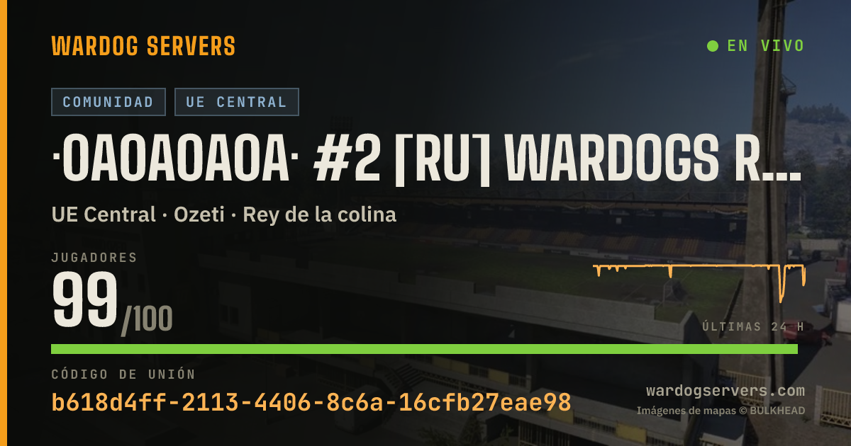 Banner de estado en vivo de ·0A0A0A0A· #2 [RU] WARDOGS RUSSIA - discord.gg/wardogsru