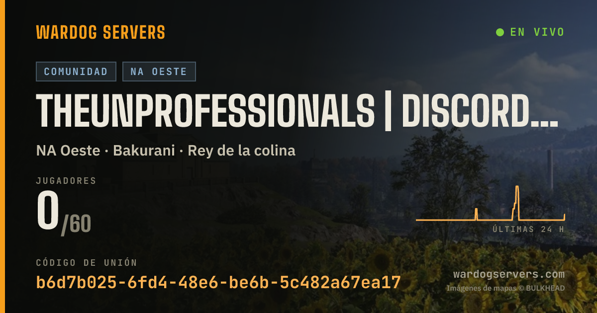 Banner de estado en vivo de theunprofessionals | discord.gg/uprwardogs