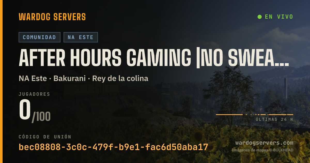 Banner de estado en vivo de AFTER HOURS Gaming |no sweat gaming | no GL heil