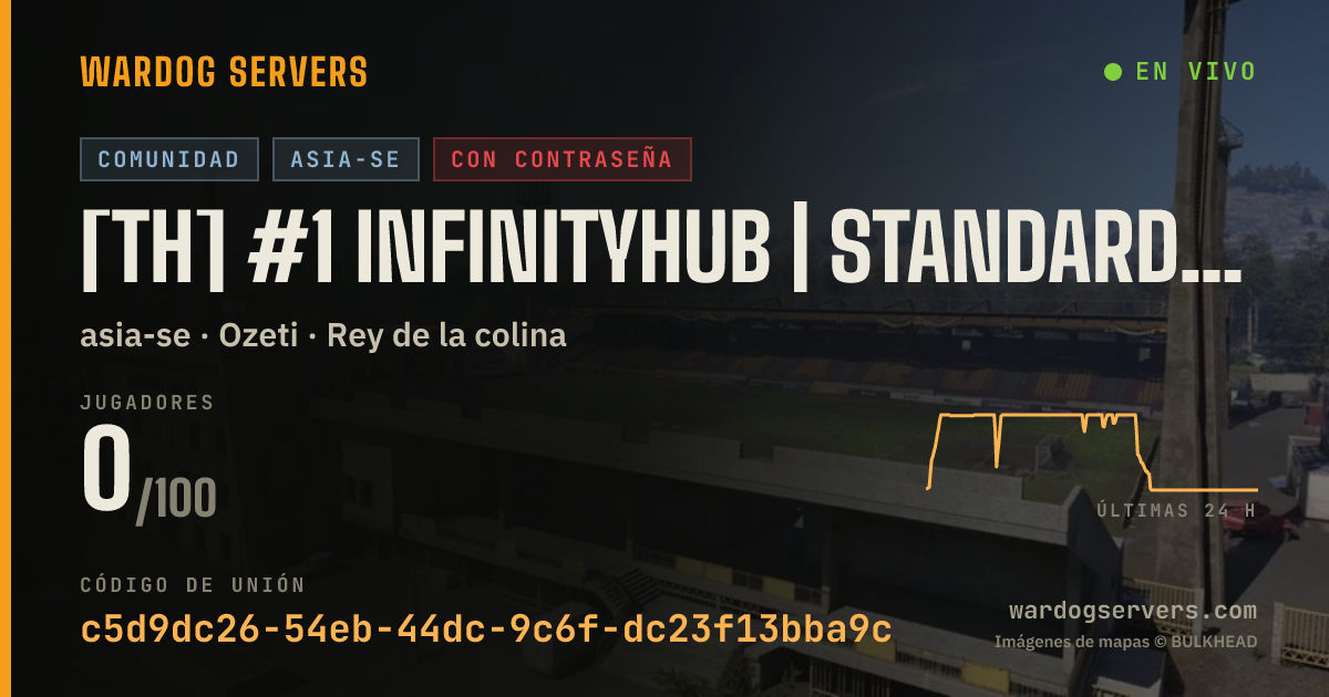 Banner de estado en vivo de [TH] #1 InfinityHub | STANDARD | discord.gg/infh