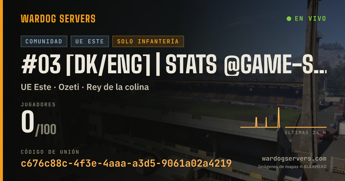 Banner de estado en vivo de #03 [DK/ENG] | Stats @Game-Squad.dk | Dansk Community