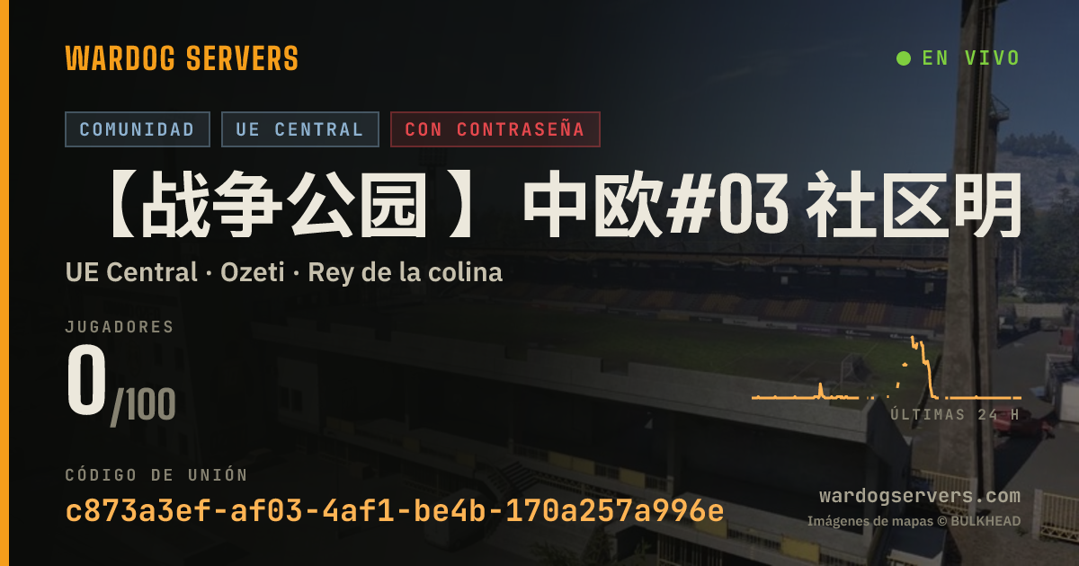 Banner de estado en vivo de 【战争公园 】中欧#03 社区明星服务器 认准唯一QQ群69778645