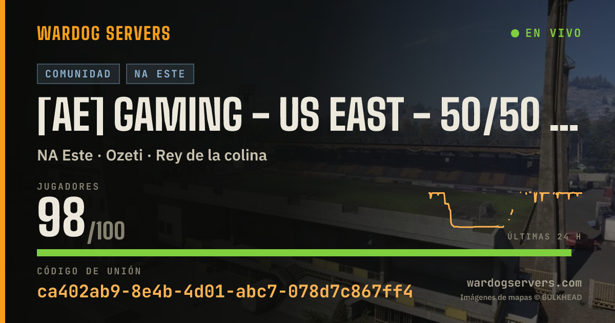 Banner de estado en vivo de [AE] GAMING - US EAST - 50/50 #2 - AERECRUIT.COM