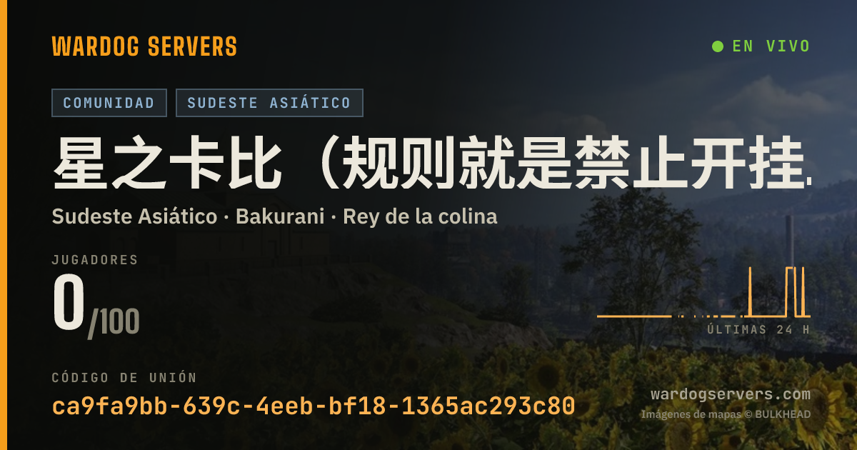 Banner de estado en vivo de 星之卡比（规则就是禁止开挂，禁止在圈外打架，禁止断补给线、禁pzh、武直、榴弹鸟）