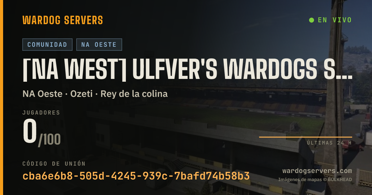 Banner de estado en vivo de [NA West] Ulfver's WARDOGS Server