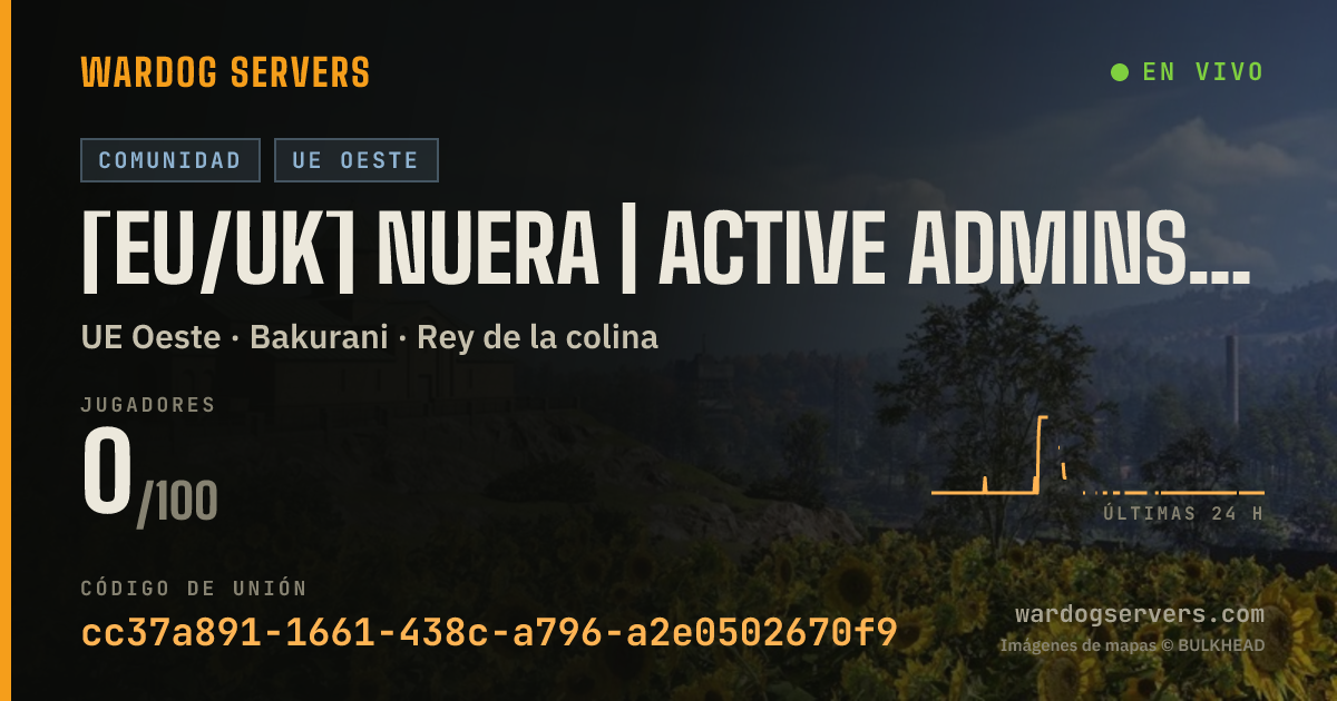 Banner de estado en vivo de [EU/UK] NuERA | Active Admins | discord.gg/zCn2nkAZm3