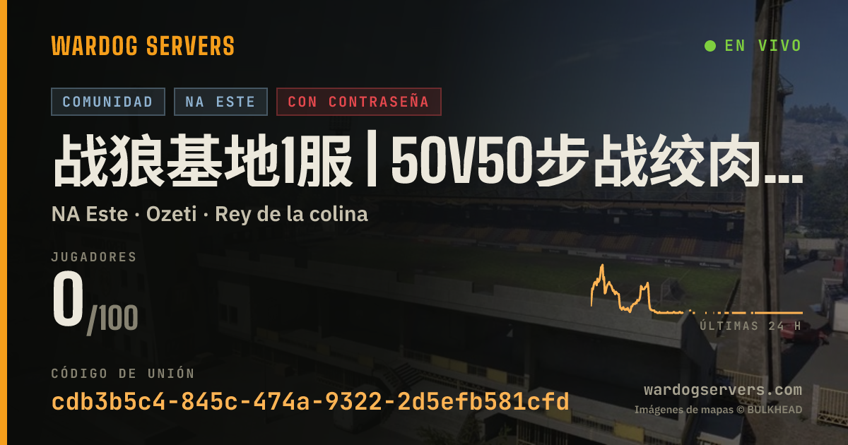 Banner de estado en vivo de 战狼基地1服 | 50v50步战绞肉 | q群1128288722