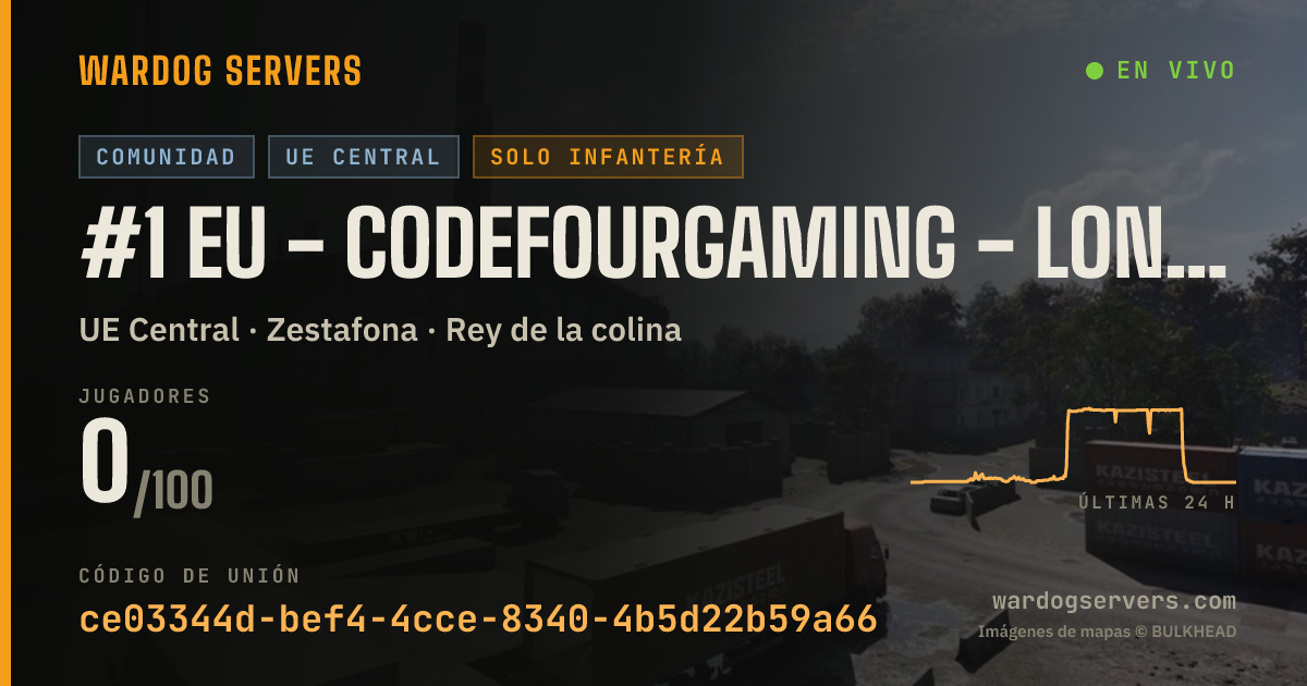 Banner de estado en vivo de #1 EU - CodeFourGaming - Long Match More XP/$ - discord.gg/c4g