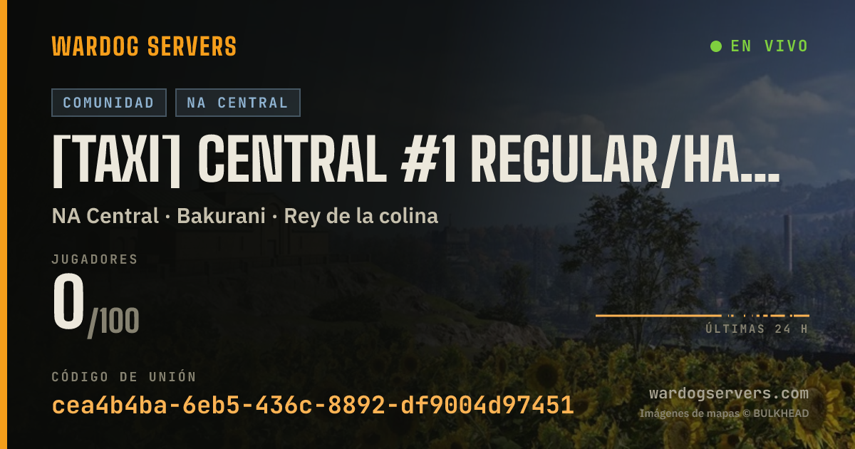 Banner de estado en vivo de [TAXI] CENTRAL #1 REGULAR/HARDCORE MIX