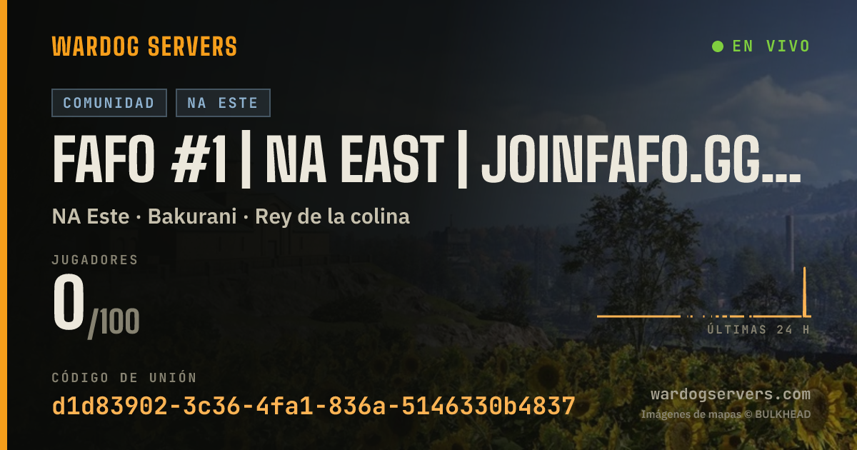 Banner de estado en vivo de FAFO #1 | NA EAST | joinfafo.gg/discord
