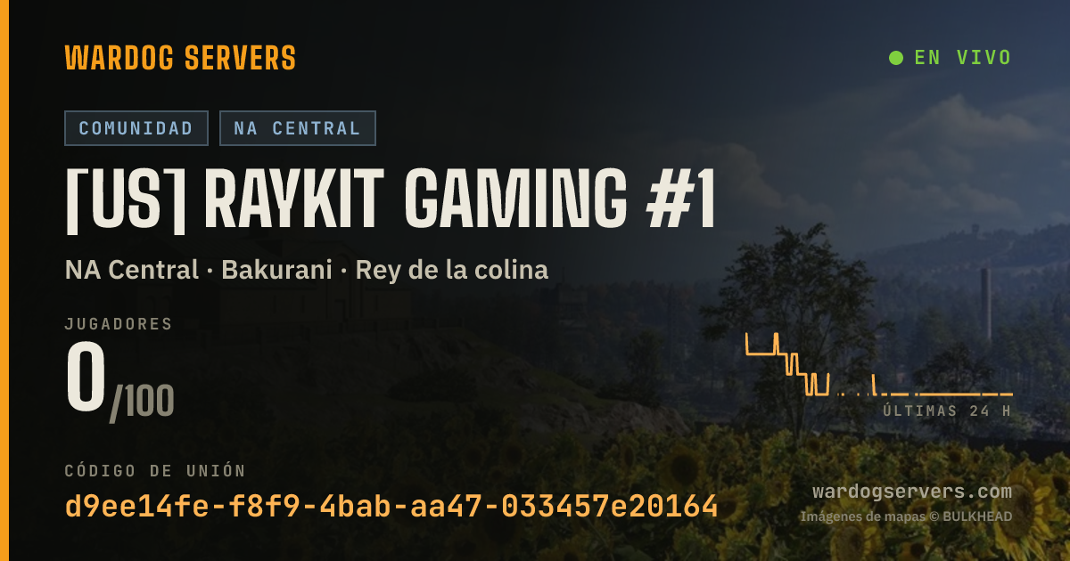 Banner de estado en vivo de [US] RayKit Gaming #1