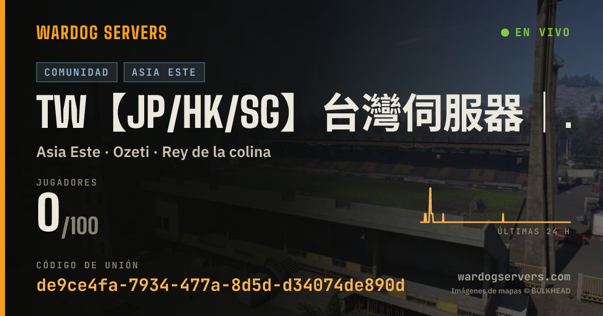 Banner de estado en vivo de TW【JP/HK/SG】台灣伺服器｜鎖泥馬的ping