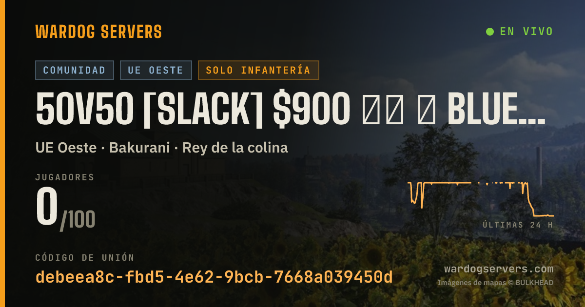 Banner de estado en vivo de 50v50 [SLACK] $900 ⒽⓏ ★ BLUE🆅🆂GREEN ★ RAIN