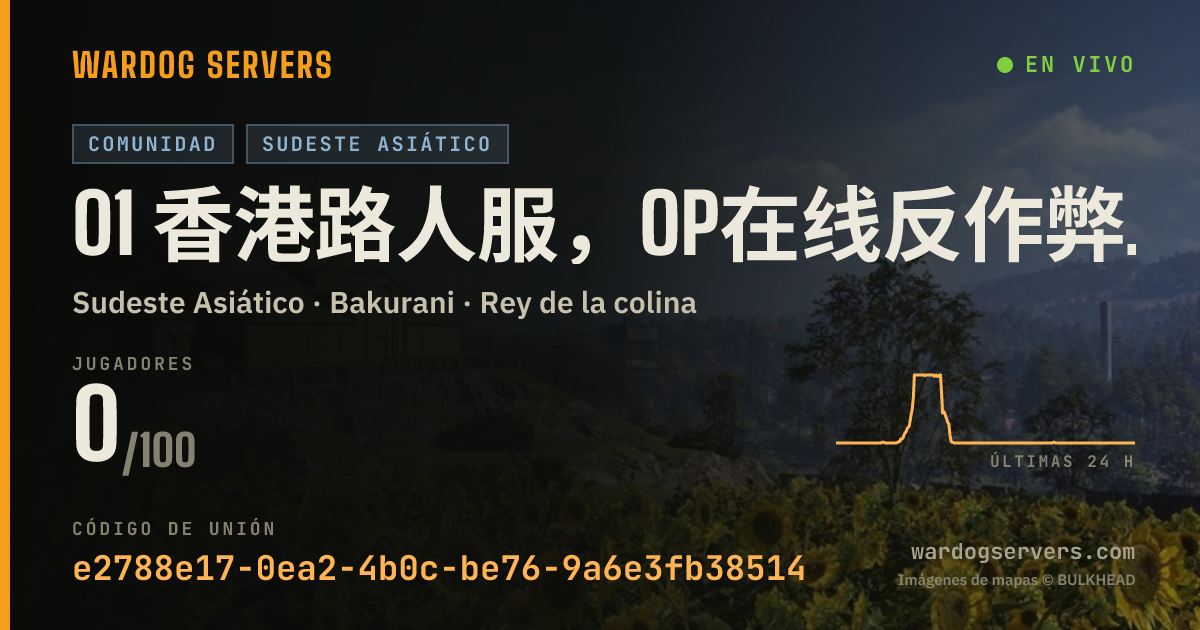 Banner de estado en vivo de 01 香港路人服，OP在线反作弊，QQ群642118186，无皇帝，进群送免排队！禁打补给线，禁地雷