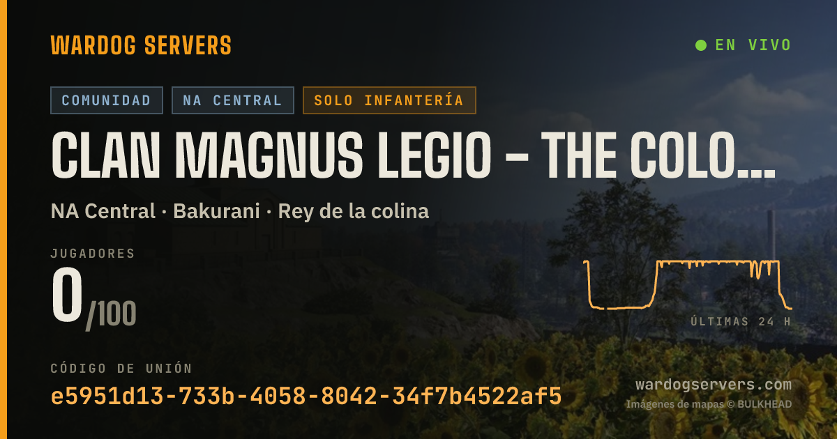 Banner de estado en vivo de Clan Magnus Legio - THE COLOSSEUM - discord.gg/cml