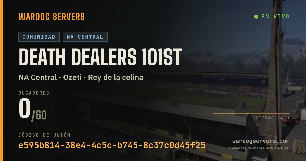 Banner de estado en vivo de Death Dealers 101st