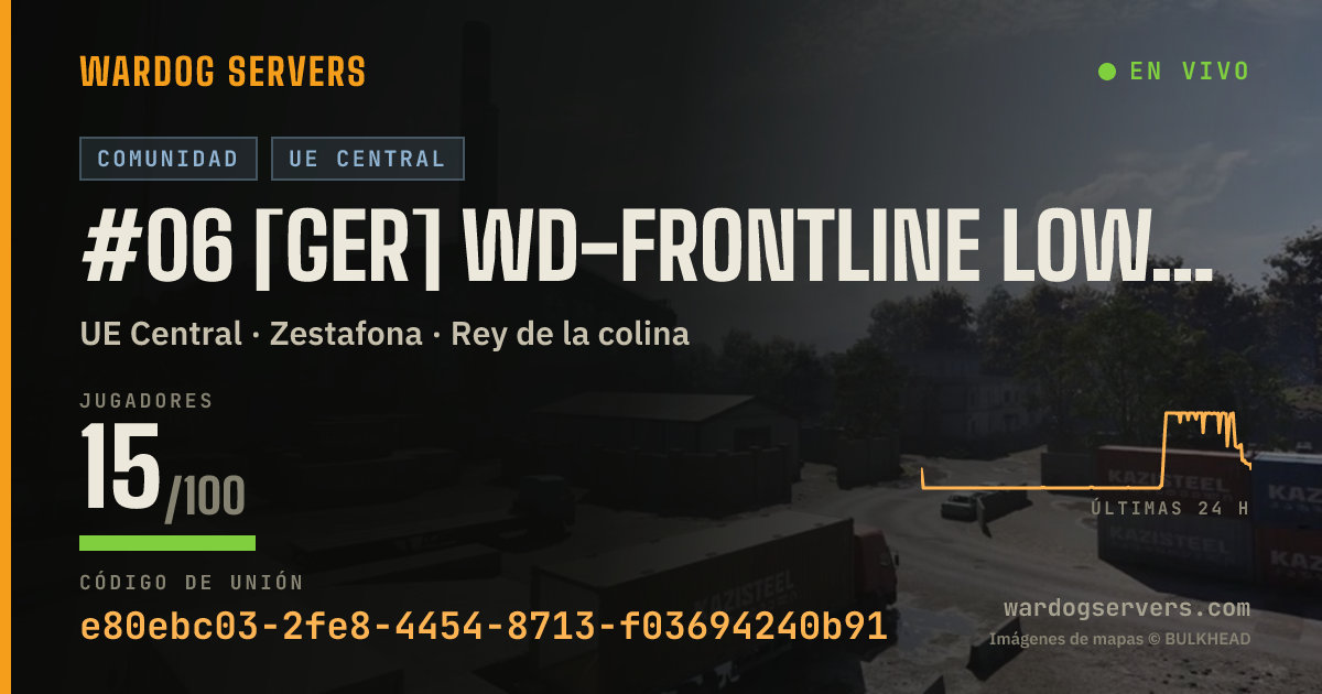 Banner de estado en vivo de #06 [GER] WD-Frontline LowLevel < 40 wdfrontline.com