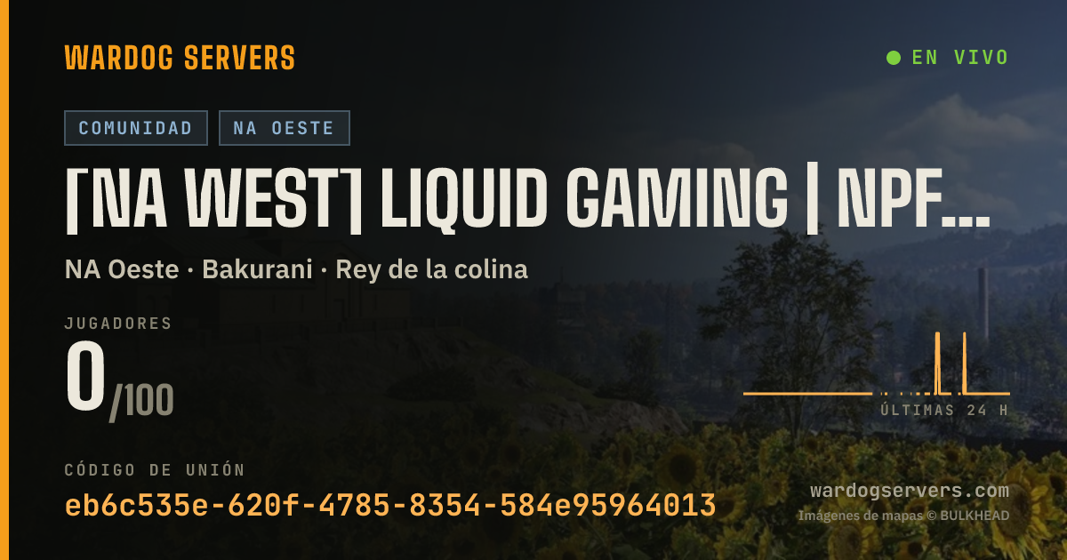 Banner de estado en vivo de [NA West] LiQuid Gaming | NPF | liqgaming.com/discord