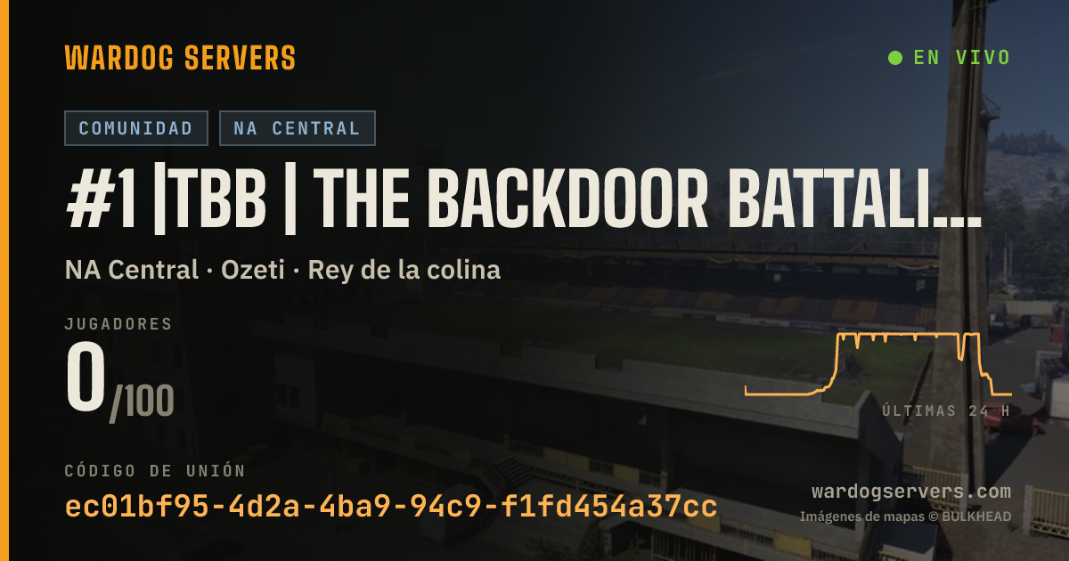 Banner de estado en vivo de #1 |TBB | The Backdoor Battalion - Boosted Cash - Active Admins