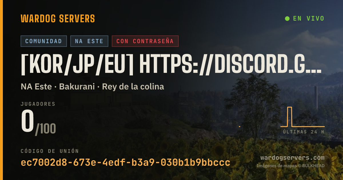 Banner de estado en vivo de [KOR/JP/EU] https://discord.gg/2duwTKWpGr
