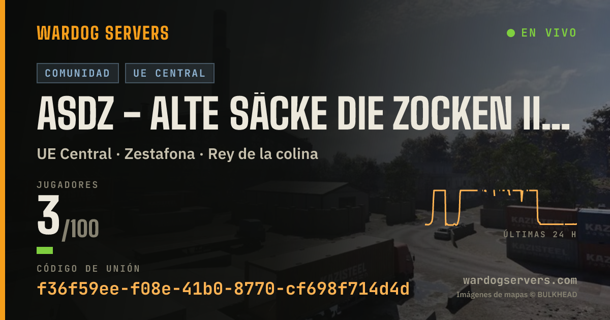 Banner de estado en vivo de ASDZ - Alte Säcke Die Zocken II | DE | GER