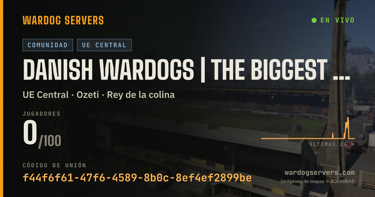 Banner de estado en vivo de DANISH WARDOGS | The BIGGEST Danish Community [DK/ENG]