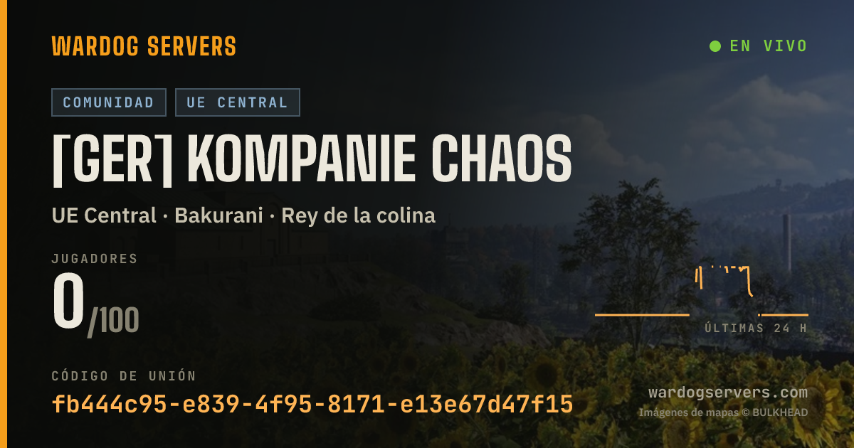 Banner de estado en vivo de [GER] Kompanie Chaos