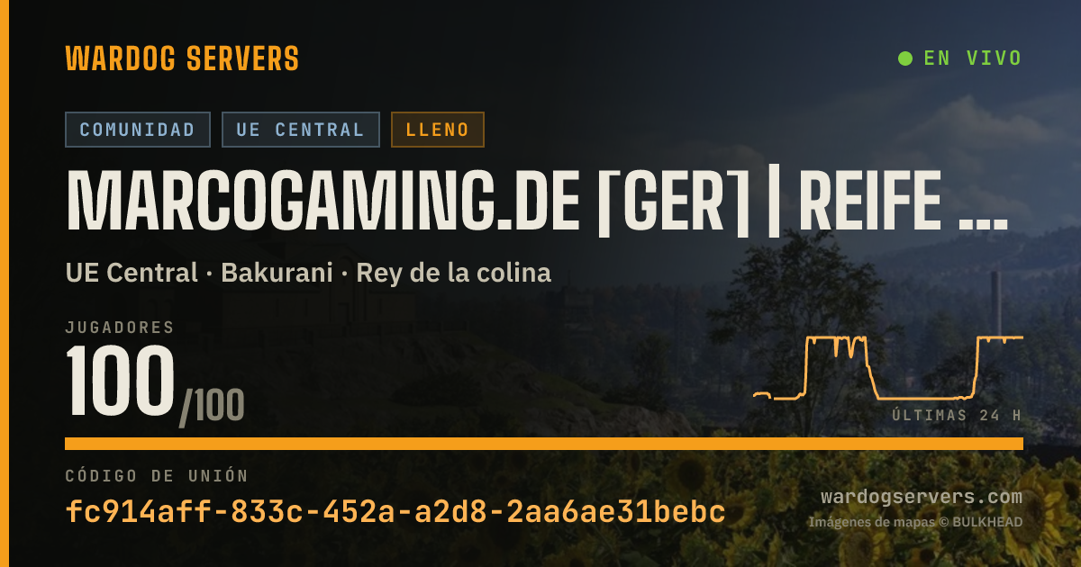 Banner de estado en vivo de MARCOGAMING.DE [GER] | Reife Community