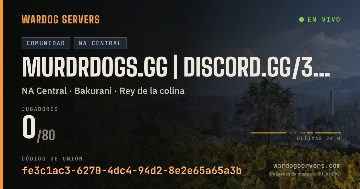 Banner de estado en vivo de MurdrDogs.gg | discord.gg/3vkERBTKsz