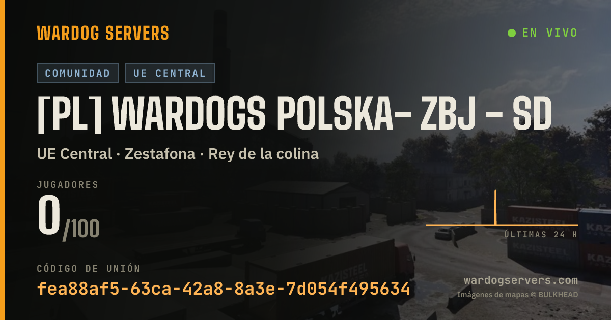 Banner de estado en vivo de [PL] Wardogs Polska- ZBJ - SD