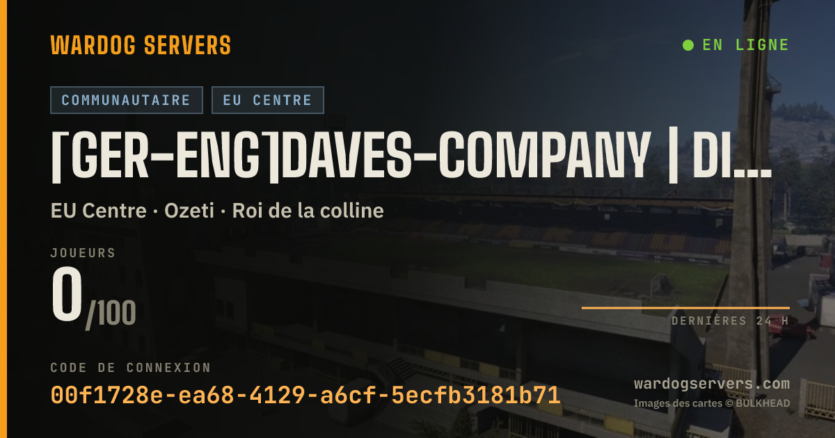 Bannière d’état en direct de [GER-ENG]Daves-Company | discord.gg/mRjajyt2gt