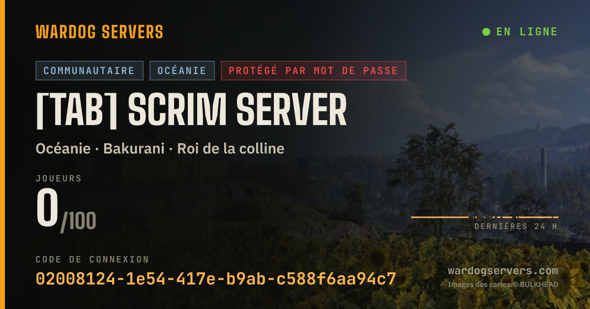 Bannière d’état en direct de [TAB] Scrim Server