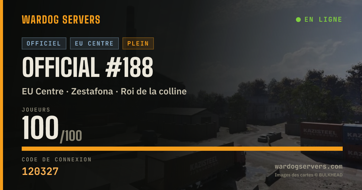 Bannière d’état en direct de Official #188