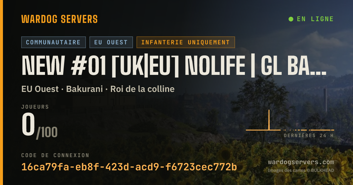 Bannière d’état en direct de NEW #01 [UK|EU] NoLife | GL BANNED | Mode Rotation | CASH + CLAP