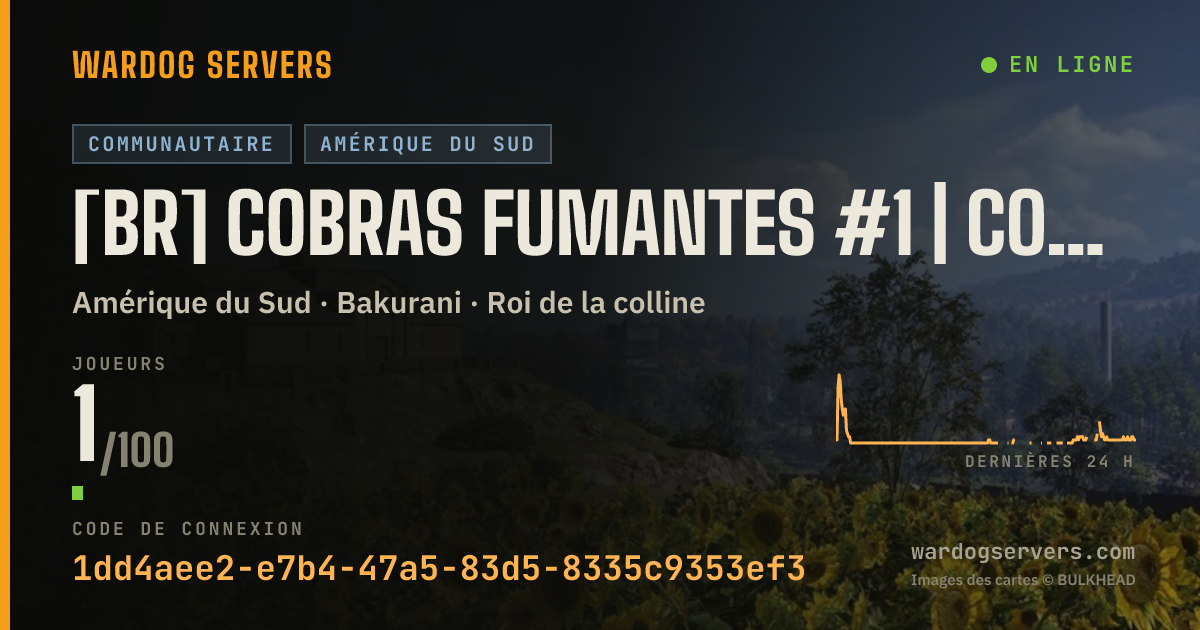 Bannière d’état en direct de [BR] COBRAS FUMANTES #1 | cobrasfumantes.com