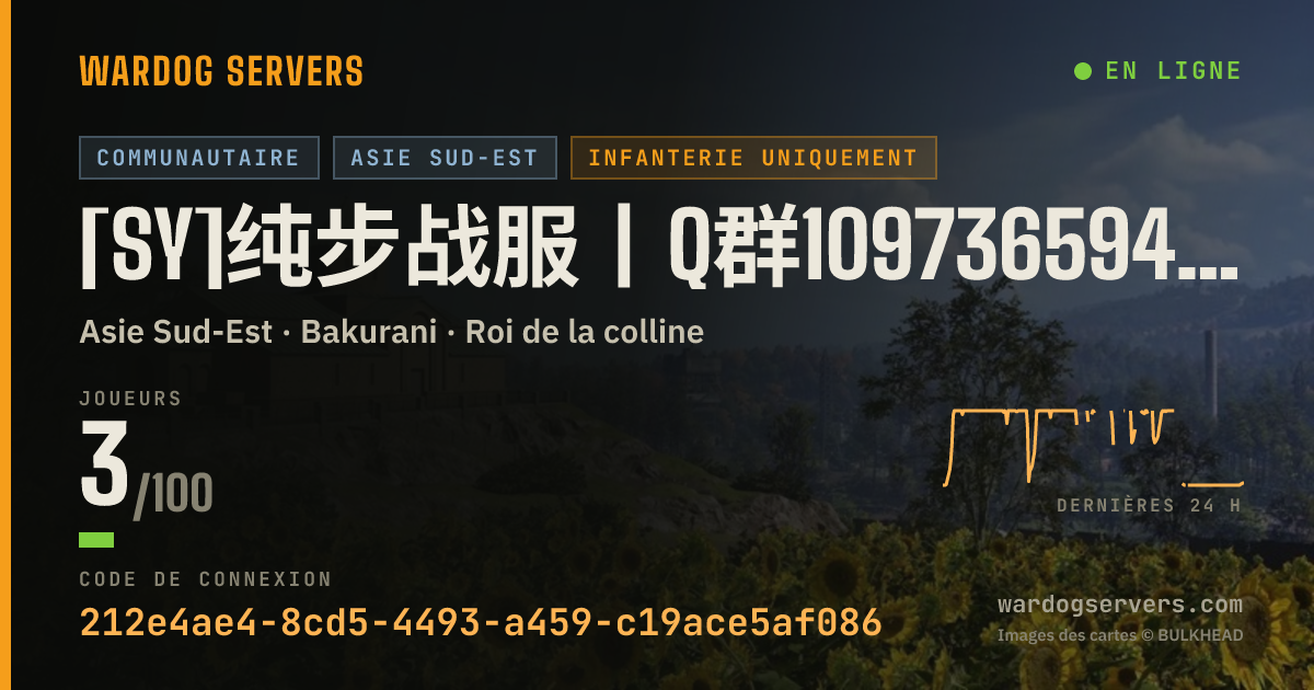 Bannière d’état en direct de [SY]纯步战服丨Q群1097365945丨禁攻击型载具 狙 FAL 禁手持机枪丨人工在线查挂