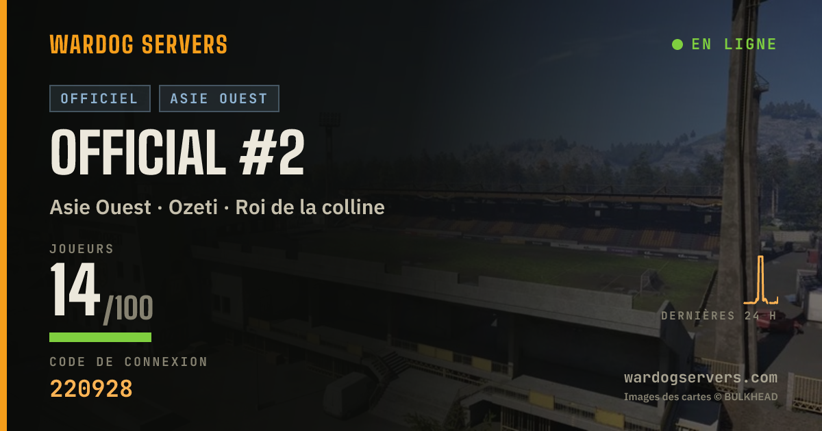 Bannière d’état en direct de Official #2