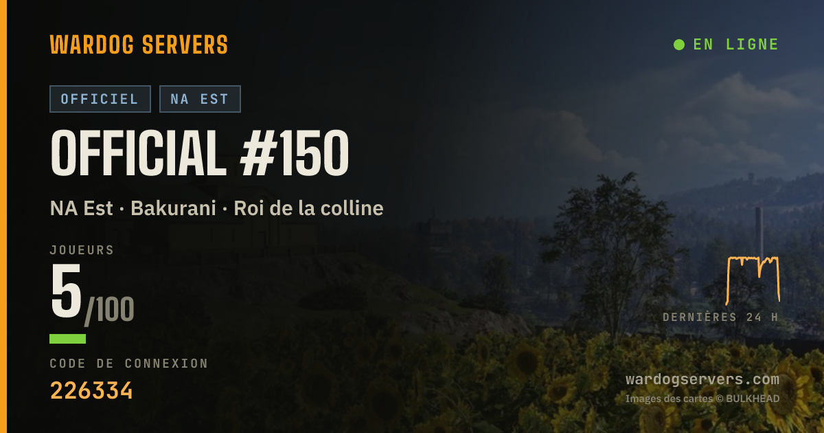 Bannière d’état en direct de Official #150