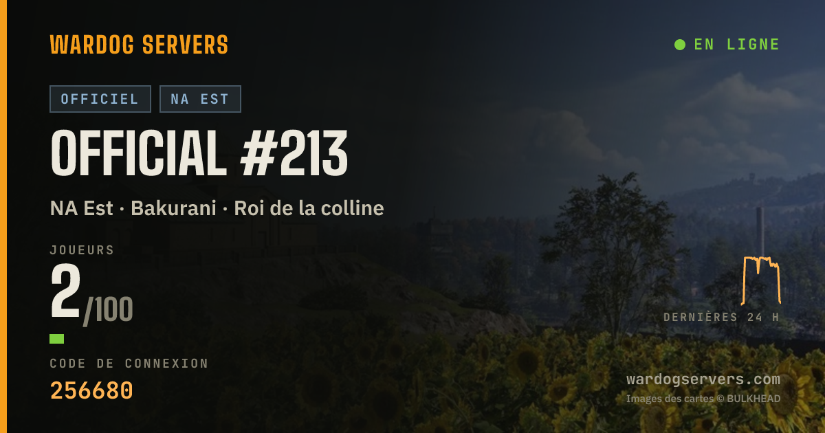 Bannière d’état en direct de Official #213