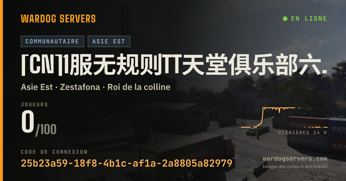 Bannière d’état en direct de [CN]1服无规则TT天堂俱乐部六位Q群439912丨招募服务器管理！